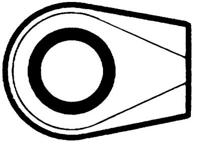 Auge Ø 8,1 mm, vz. M 10 12 x 16 mm