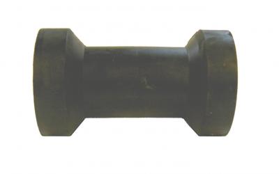 Kielrolle, Gummi Achs-Ø 14 mm, Länge 125 mm