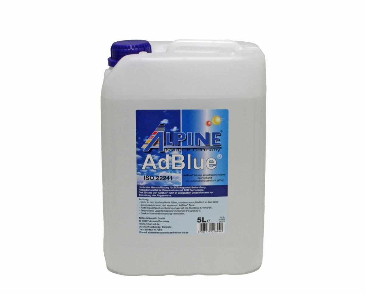 AdBlue Harnstofflösung Gebinde a 5 ltr.