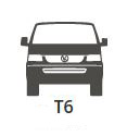 Gasfedern f. Heckklappe VW T6 Paar(2 Stk.) Hub 196,F1=1230N