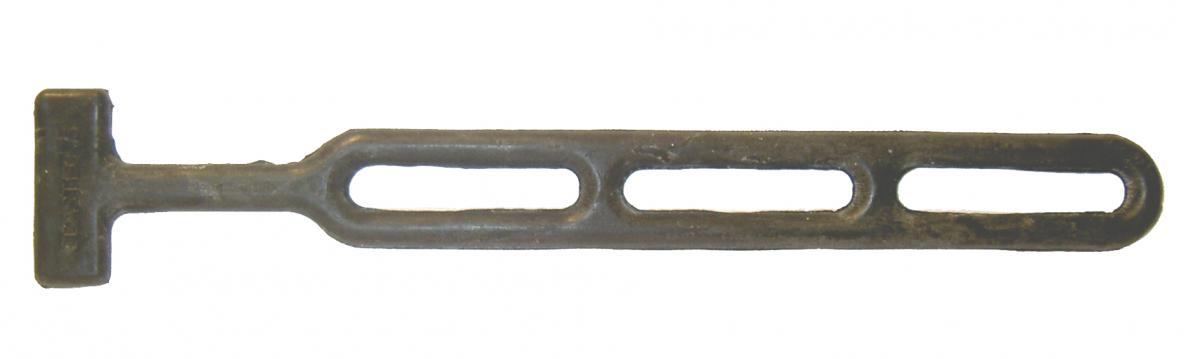 Gummistroppe schwarz, verstell bar, l 280 mm,d 8 mm, b 40 mm