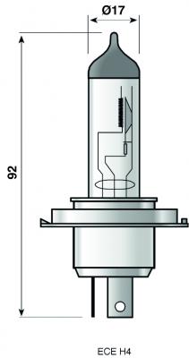 Glühlampe - Narva H7 HD 24/70W