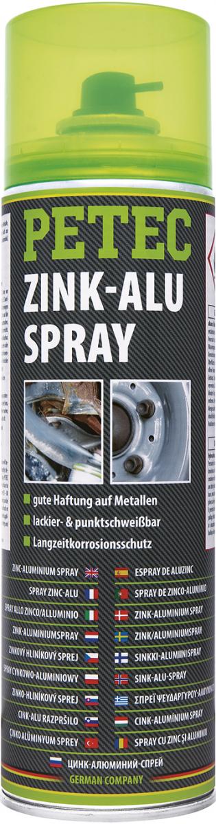 PETEC Zink-Alu Spray silber, 500 ml