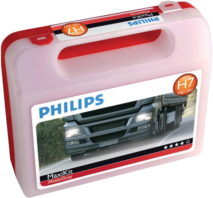 Glühlampen-Ersatzkasten 24V H7 Philips Maxi Kit
