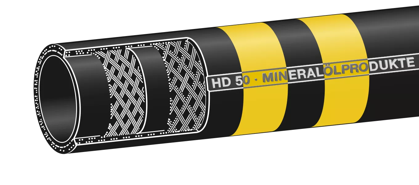 Elaflex HD 32, Rollenlänge 30m Mineralöl-Trommelschlauch