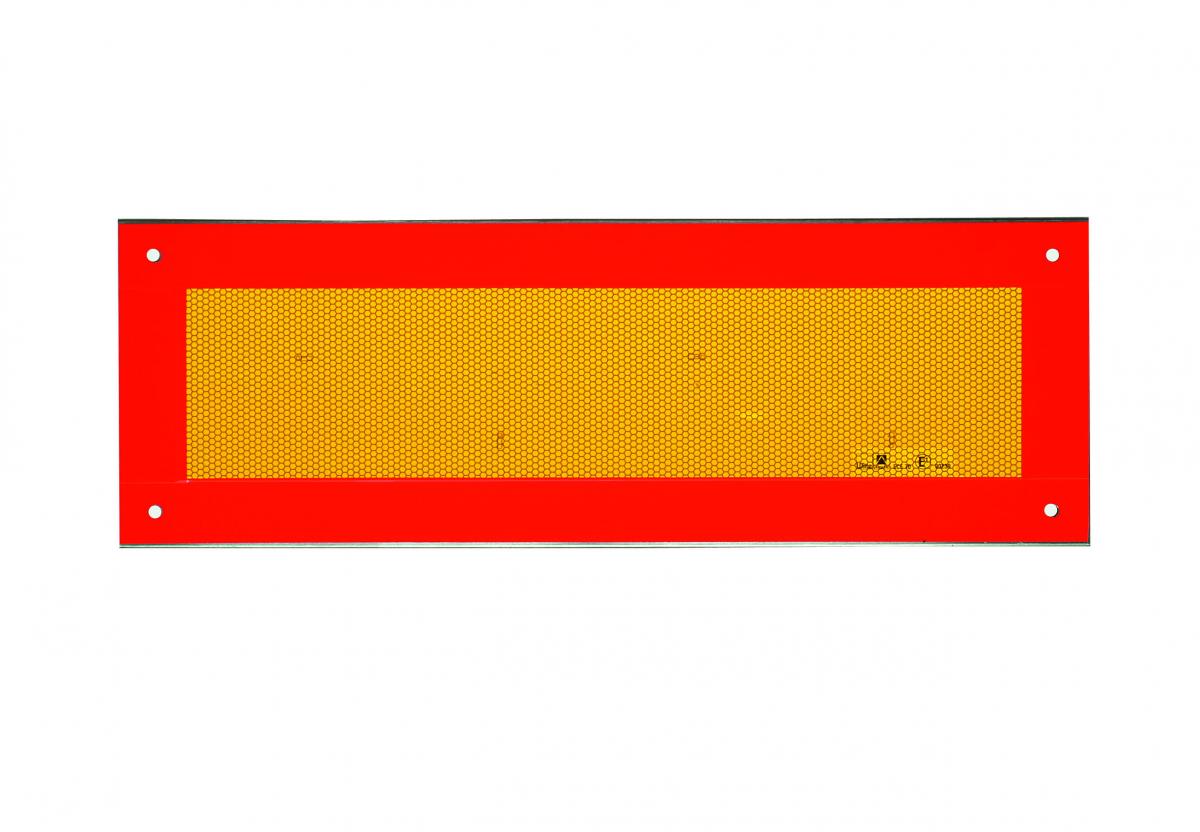 Anhängermarkierung auf Alu- Tafel, 595 X 195 X 0,5 mm