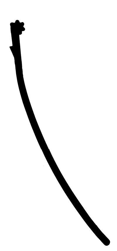 Schutzlippe, schwarz Länge 8,5 m