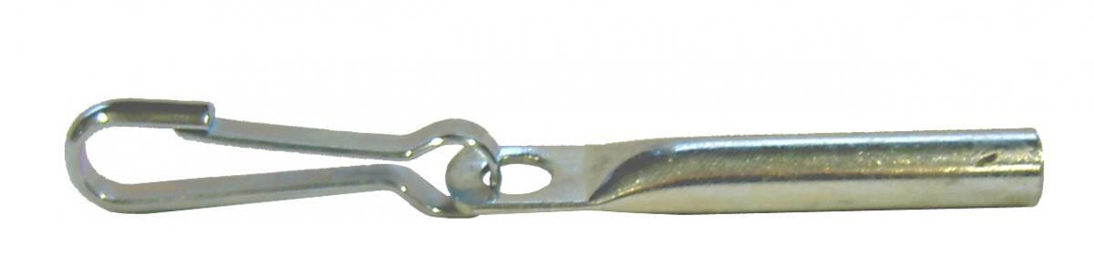 Seilendverschluß, verzinkt l 120 mm, Ø 8 mm, mit Haken