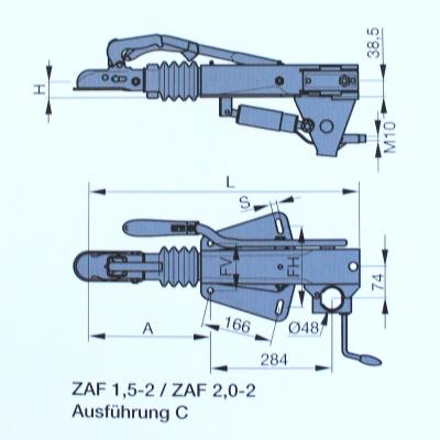 Auflaufeinrichtung ZAF 1,6-3