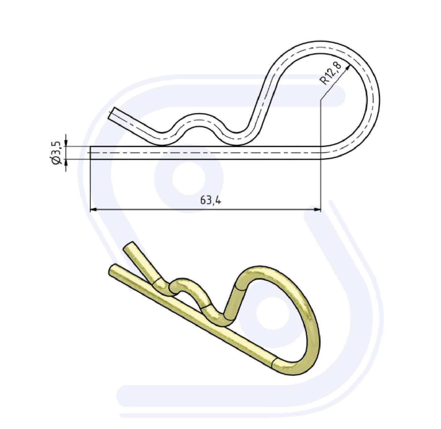 Federstecker zu 905.000.093