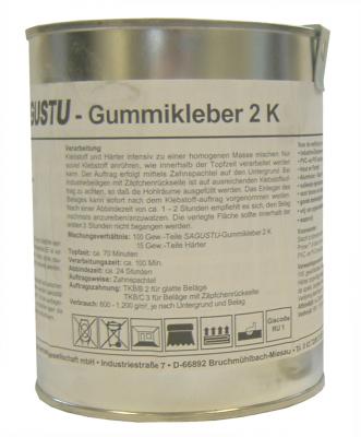 Gummikleber 2-K,Gebinde á 860g incl. Härter Gebinde á 140 g