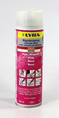 Markierfarb-Spray 500 ml Bau-und Forstbereich, pink