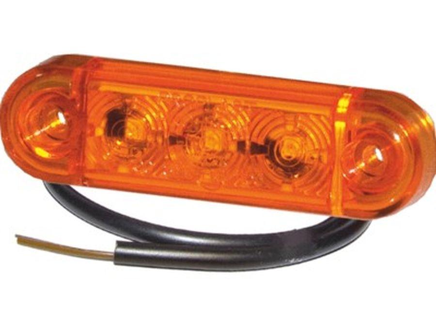 Seitenmarkierungsleuchte LED PRO-SLIM 24 Volt, Kabel 0,5m