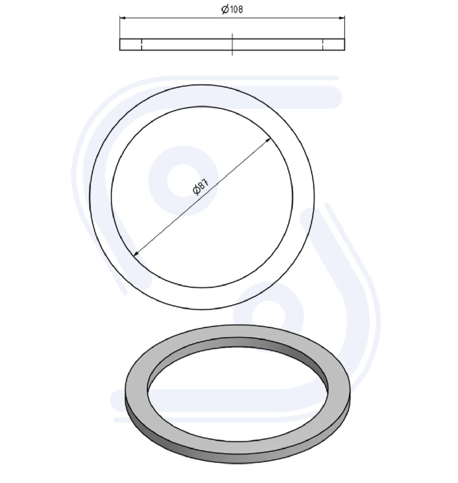 Distanzring für