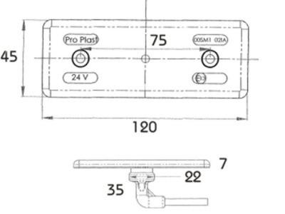 LED Seitenmarkierungsleuchte