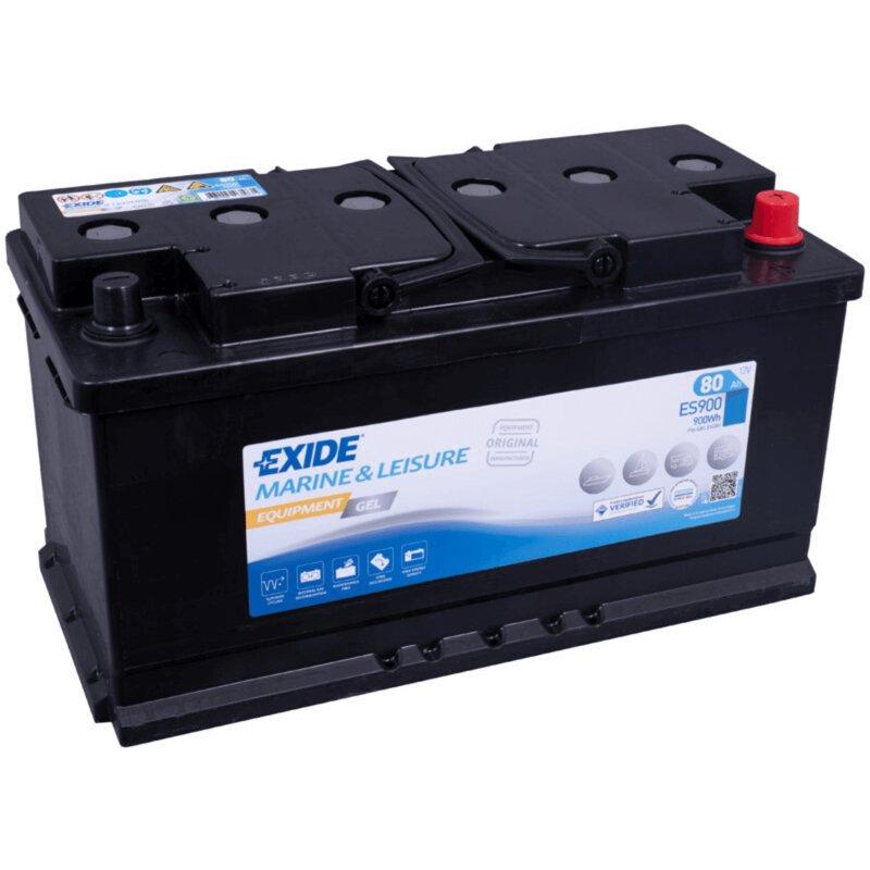 Exide ES 900 Gel Batterie 12V, 80Ah, 353x175x190 mm