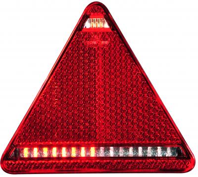 Mehrfunktionsleuchte mit Dreieckrückstrahler LED, links