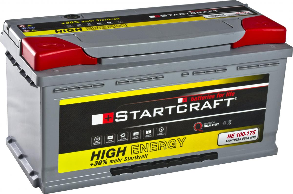 Starterbatterie High Energie 12V 100Ah, 353x175x175mm
