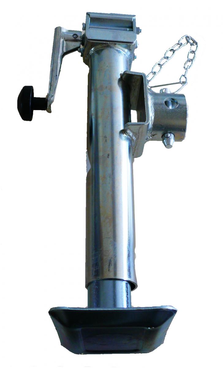 Simol Stützfuß mit Kurbel vz. Rohr-Ø 57 mm, schwenkbar