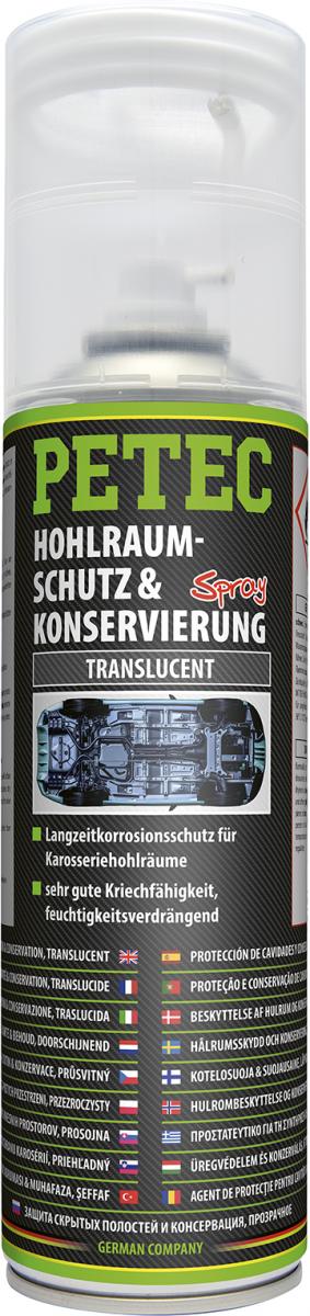 PETEC Hohlraumschutz & Konservierungs-Spray, 500 ml