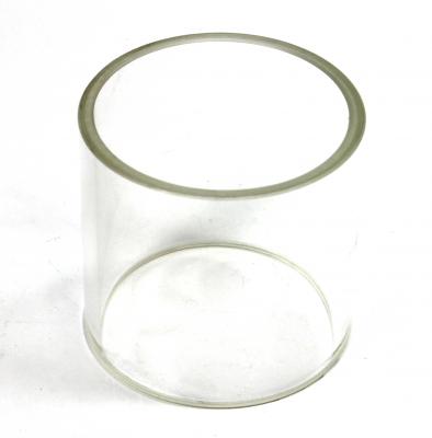 Glaszylinder für Schaulaterne DN 80 aus Borosilikatglas,